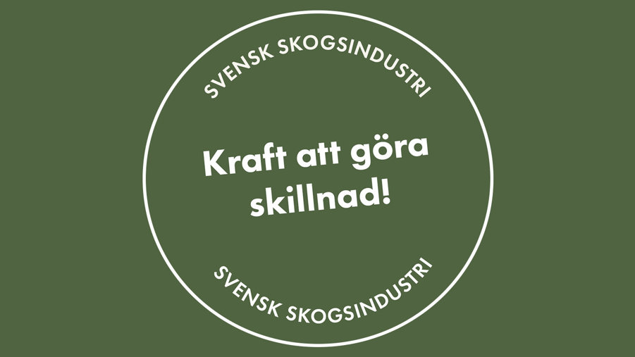 grön bakgrund med vit text kraft att göra skillnad