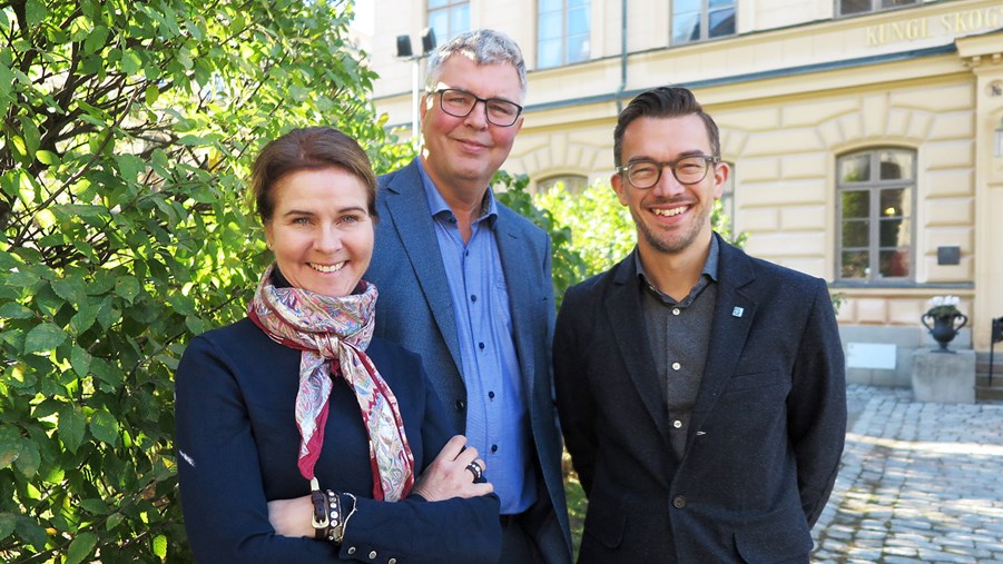 Inspirationsläsare under KSLAs case-utmaning 2018: Cecilia Bomna, Peter Holmgren och Jon Haag