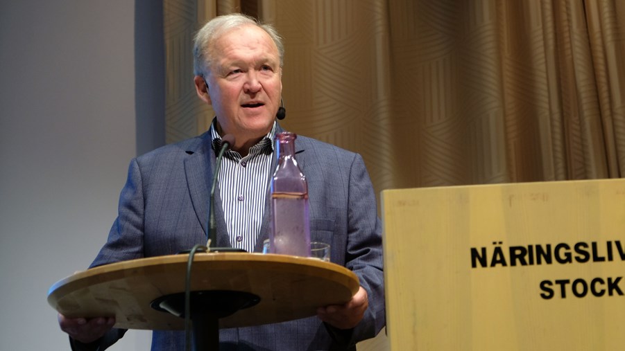 Göran Persson talar på Virkesforum