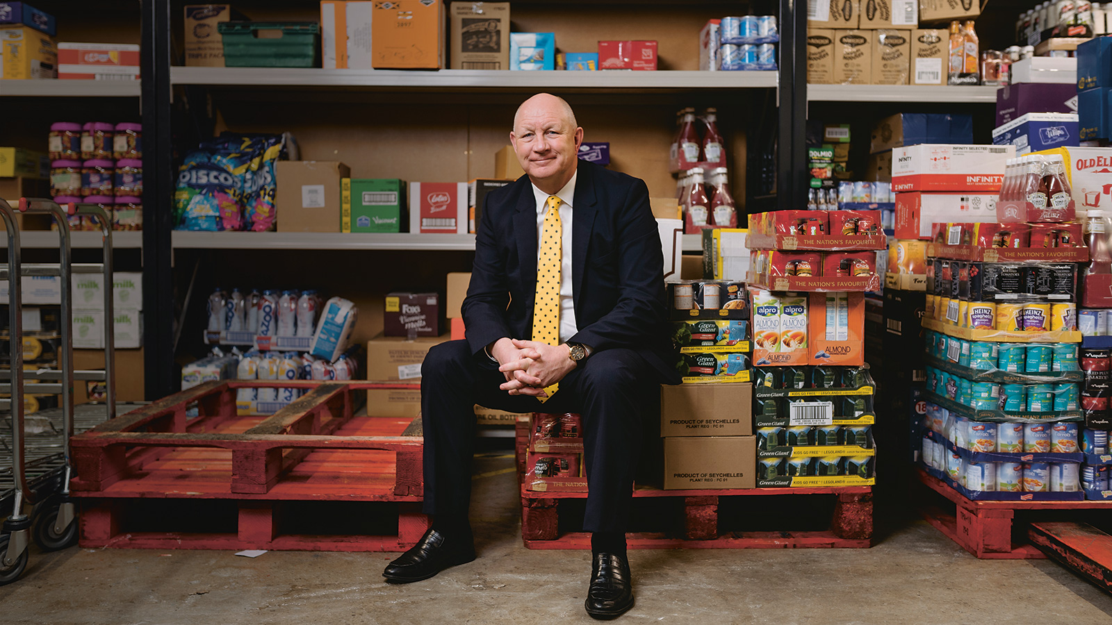 Ian Schofield, förpackningsche på matvarukedjan Iceland food